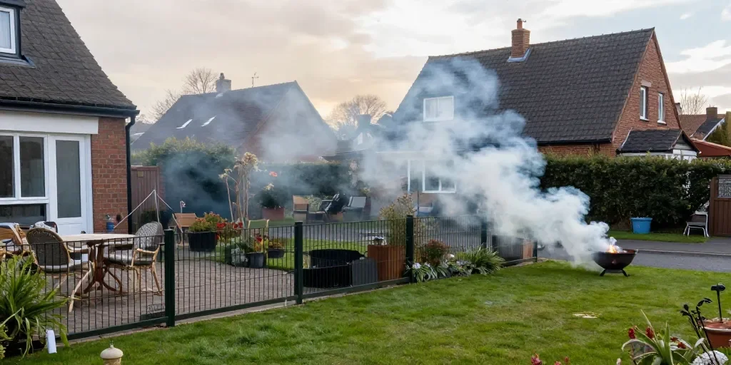 Mon voisin fait du feu dans son jardin : pourquoi l'enfumage chronique crée une responsabilité civile bien avant la mairie